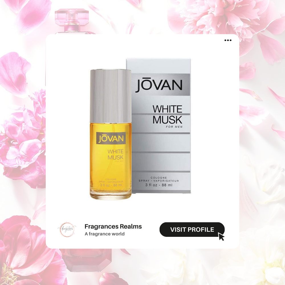 White Musk Jovan Cologne Best Men's Fragrances