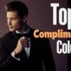Banner image showcasing the top 10 best complimented men's perfumes, including Dolce & Gabbana The One, Aqua Di Gio Profumo, and Creed Aventus.