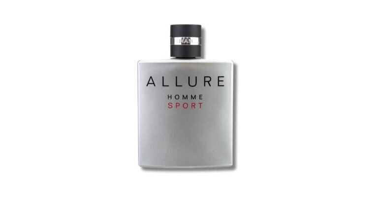 Allure Homme Sport by Chanel, featured as one of the best complimented men's perfumes for its vibrant, fresh aroma