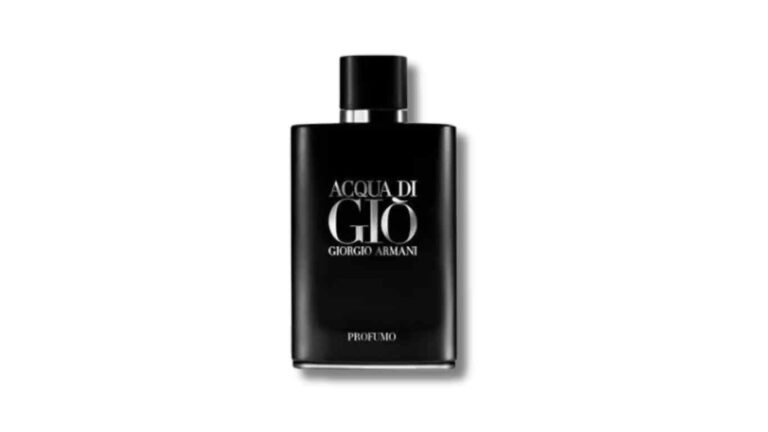 Aqua Di Gio Profumo fragrance bottle, a popular choice among the best complimented men's perfumes